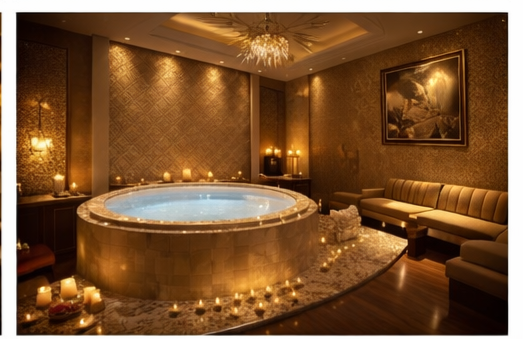 Professional massage room in Delhi spa