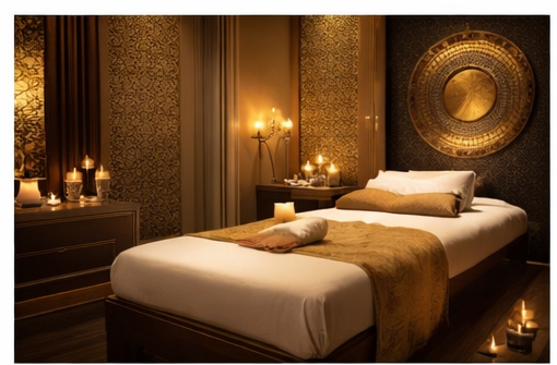 Luxury spa room in Delhi